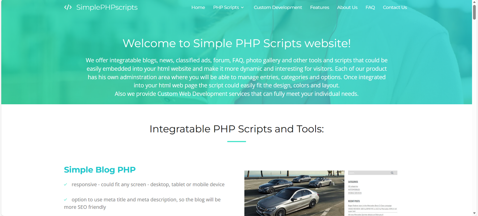Simple PHP Scripts