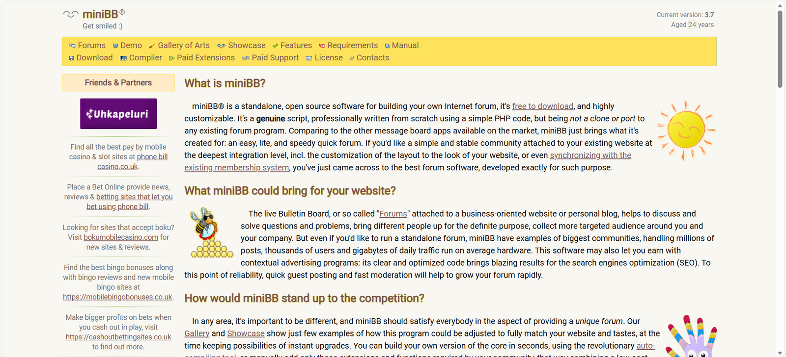 miniBB® is a standalone, open source software for building forum